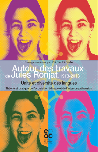 Couverture de '.Autour des travaux de Jules Ronjat, 1913-2013 